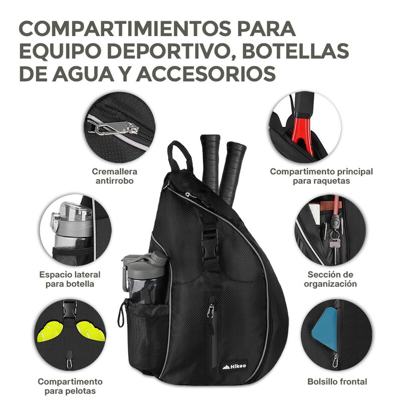 Mochila Deportiva para P&aacute;del para 2 Palas Palet... image number null
