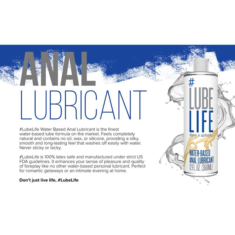 Lubelife Anal Water Based 12oz image number null
