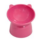 Fancy Pets. Plato Elevado de Pl&aacute;stico para Gato Rosa