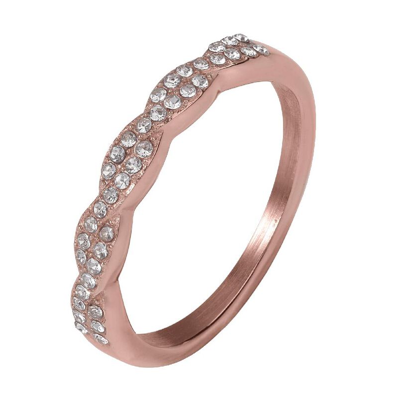 Anillo de Compromiso LuckyLy Aura Ba&ntilde;o de Oro R... image number null