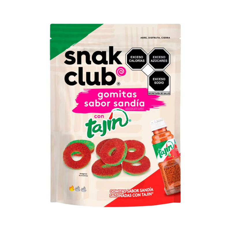 Aritos De Gomita Sandia Con Tajin 55gr image number null