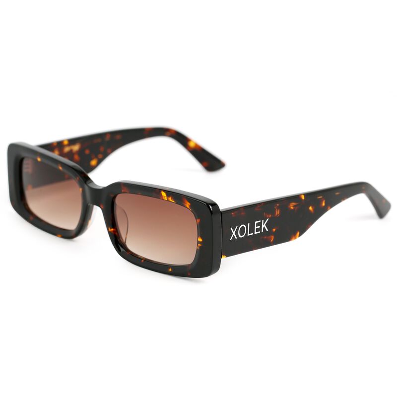 Lentes De Sol Xolek 109 Acetato Cr39 Rectangula... image number null
