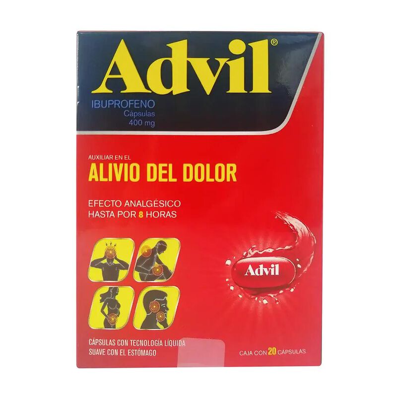 Advil Max 400 Mg 20 C&aacute;psula(s) image number null