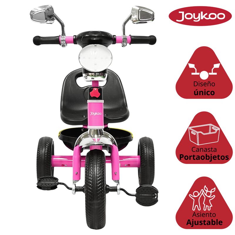 Triciclo para Ni&ntilde;os Faro con Luz y Sonido Espej... image number null