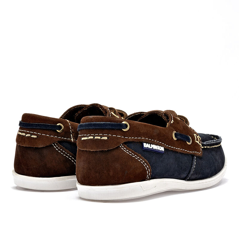 Balminton club zapato para ni&ntilde;o  marino caf&eacute; co... image number null