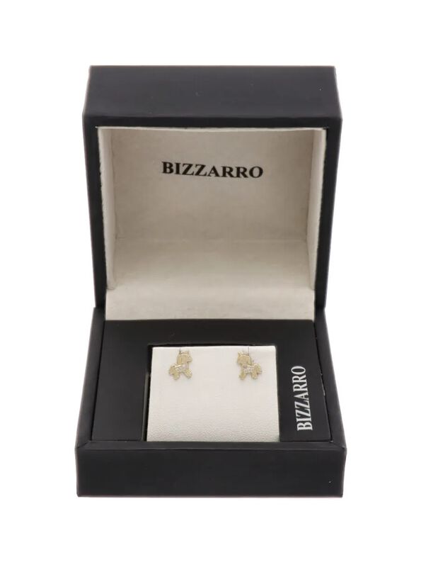 Broqueles De Unicornio En Oro Amarillo 10k Con ... image number null