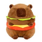 Super! Peluche Cari&ntilde;oso Tierno Capibara Hamburguesa