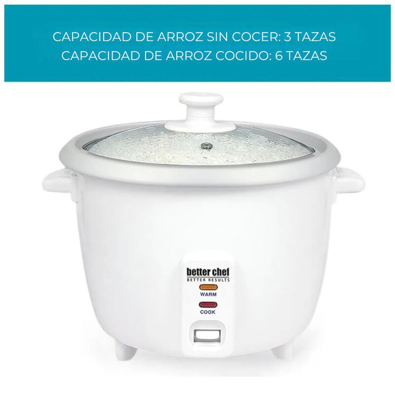 Olla Arrocera Better Chef Compacta Para 3 Tazas... image number null