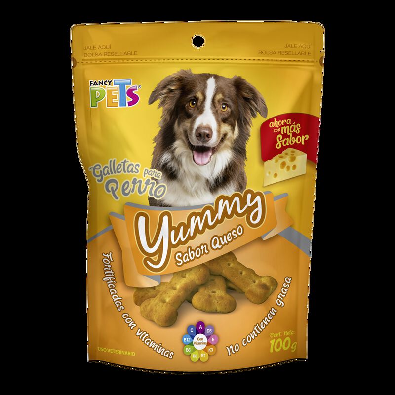 Fancy Pets Yummy Galletas Sabor Queso Para Perr... image number null