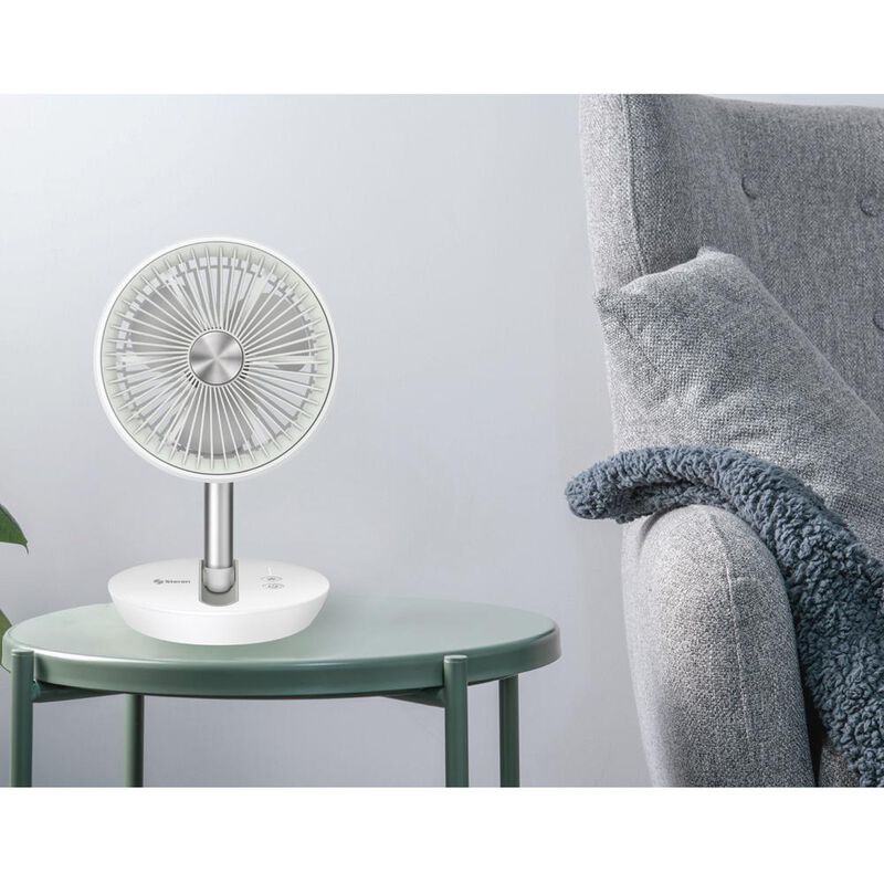 Ventilador plegable con bater&iacute;&shy;a recargable y r... image number null