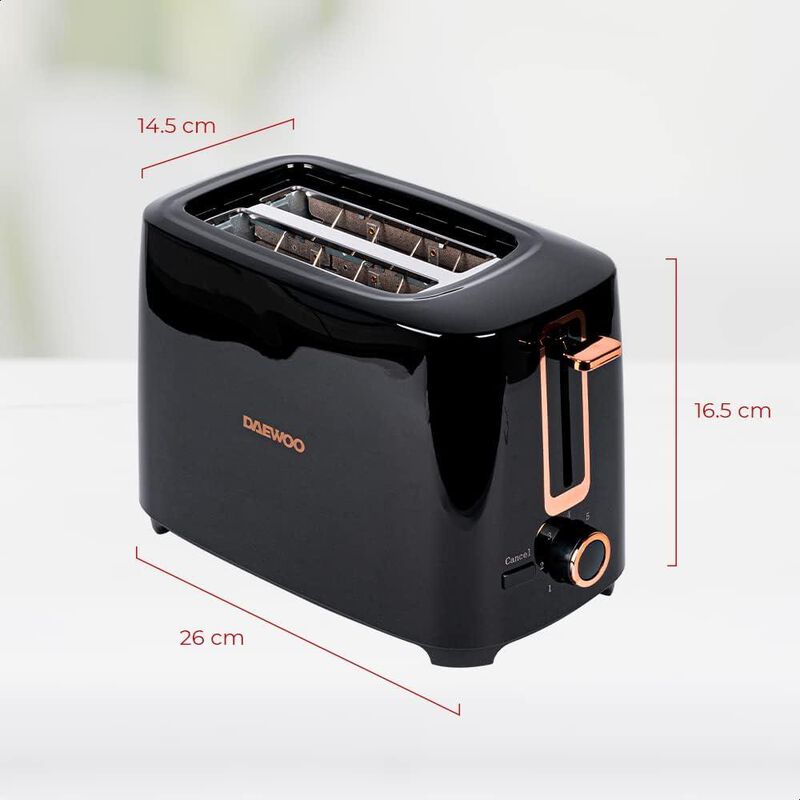 TOSTADOR PAN BAGEL 2 RANURAS DAEWOO DST-6564 RE... image number null