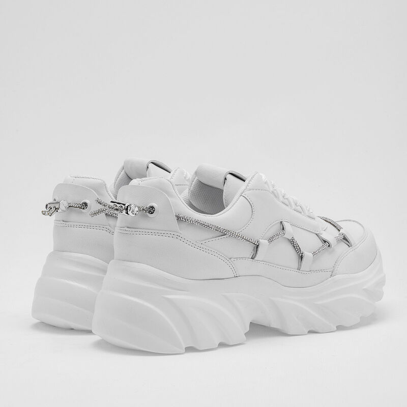 Clasben Tenis urbano para mujer blanco image number null