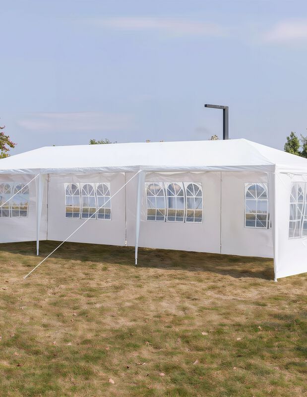 Toldo con Carpa 3x6 Metros con Ventanas Lateral... image number null