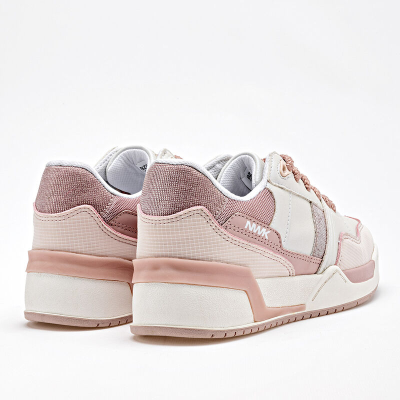 Newk Tenis urbano para mujer blanco rosa image number null