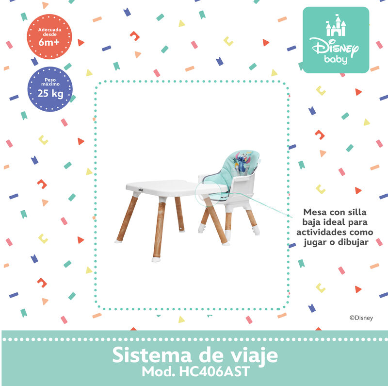 Silla Alta Periquera Para Bebe Mila 6 En 1 Aloh... image number null