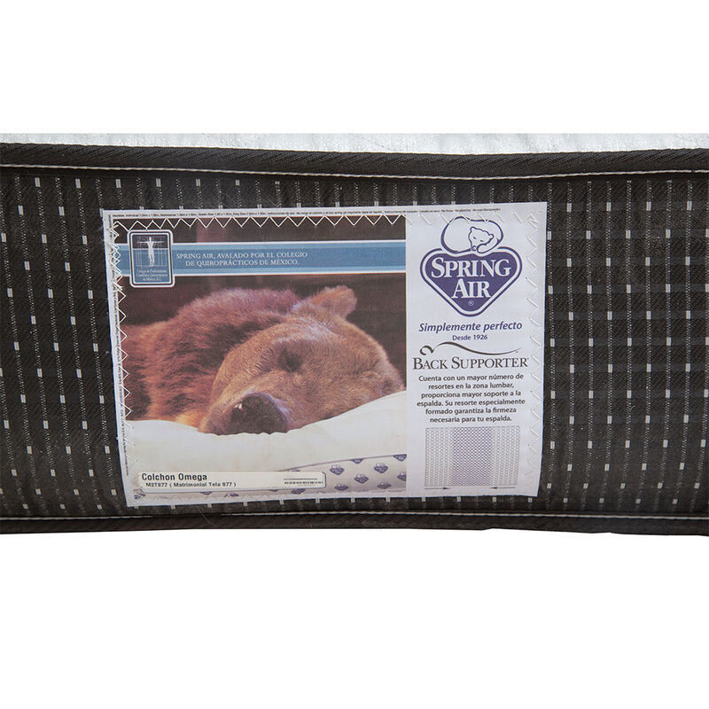 Colchón Queen Size Spring Air Omega+Sábanas Dic... image number null