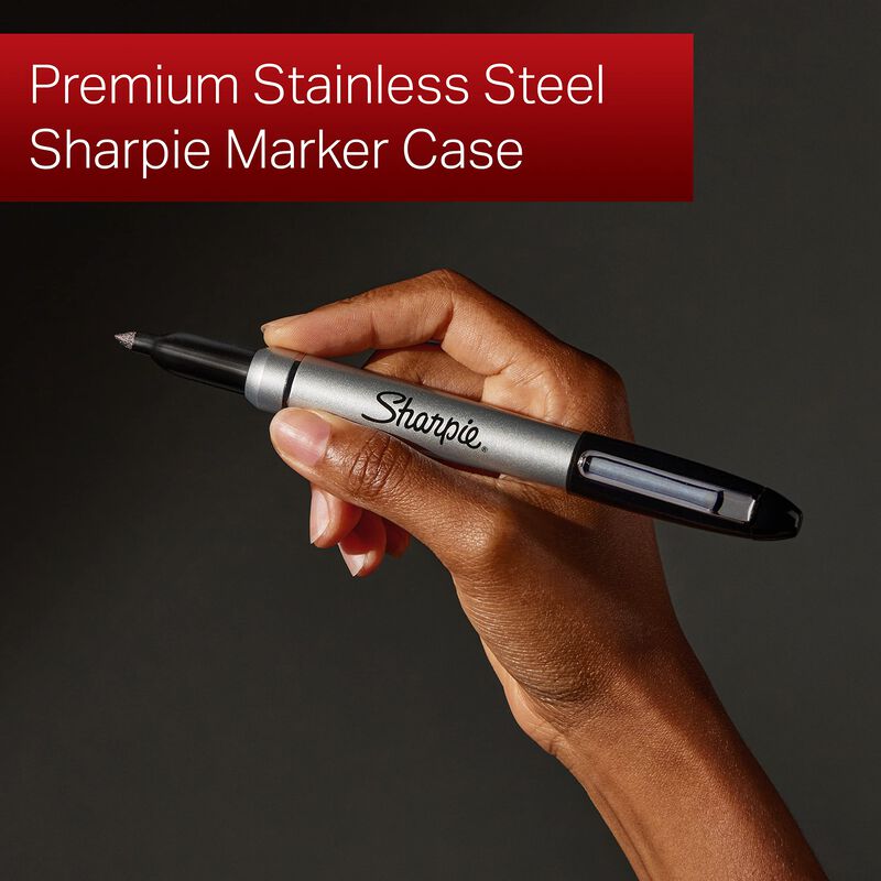 Rotuladores Permanentes Sharpie Fine Point Negr... image number null