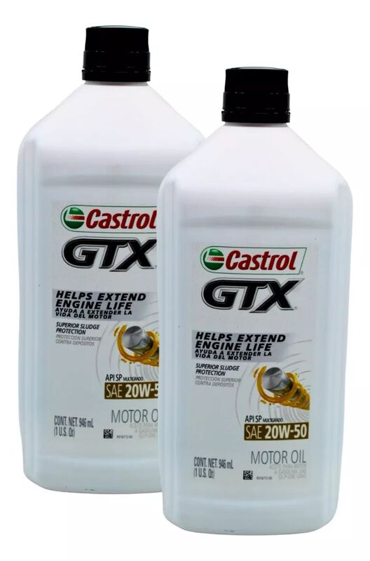 Aceite Castrol Gtx 20w-50 Mineral 2 Piezas image number null