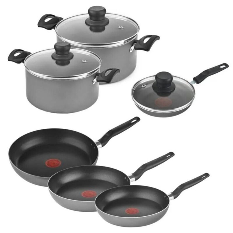 Bateria de Cocina T-Fal 5819600 9 Piezas Alumin... image number null