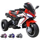 Moto El&eacute;ctrica Deportiva Para Ni&ntilde;os 3 Ruedas Bluetooth Dos Baterias 6v A Partir De 3 A&ntilde;os - Rojo