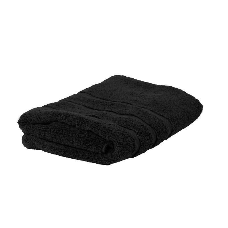 Toalla Twist Ba&ntilde;o 90x150cm Negro image number null