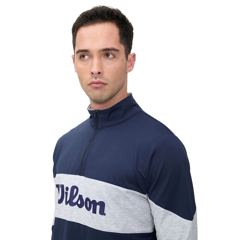 Sudadera Wilson con cierre para hombre AZUL MAR... image number null
