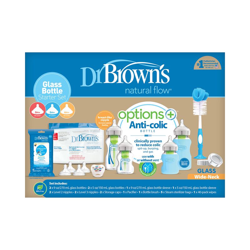 Set De Biberones Dr. Brown's Natural Flow Antic... image number null