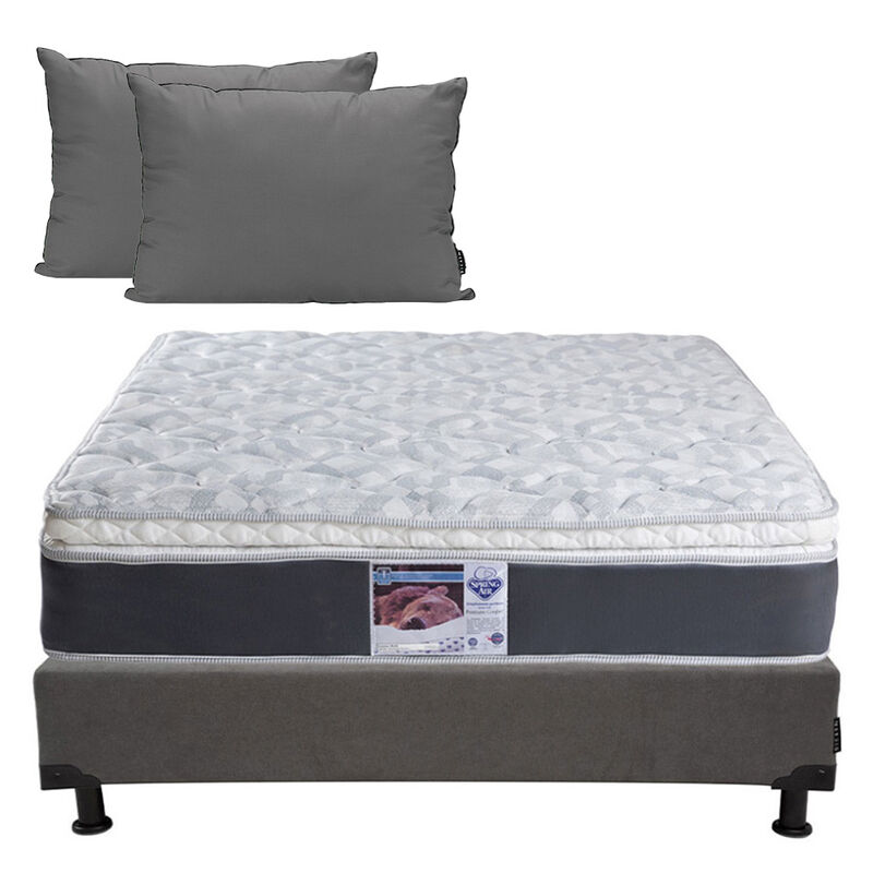 Colchón Queen Size Spring Air Marte+Almohada Di... image number null