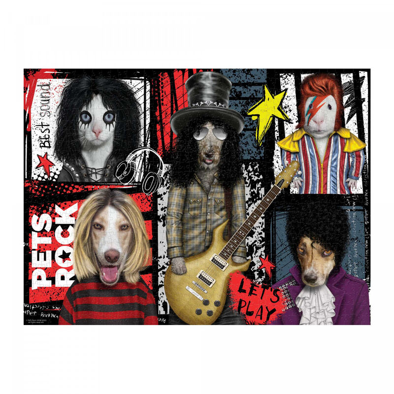 NOVELTY Rompecabezas Coleccionable Pets Rock Ha... image number null