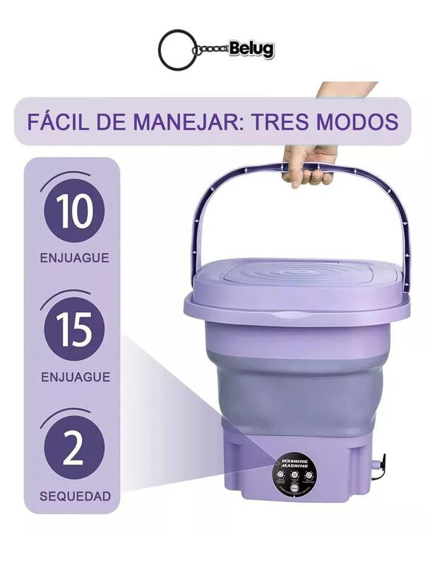 Lavadora Port&aacute;til Casa BIU Carga Superior Mini ... image number null