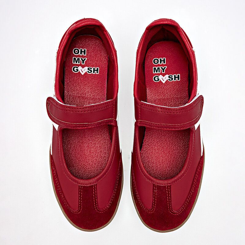 G&ouml;sh tenis flat para mujer rojo blanco cod 1404... image number null
