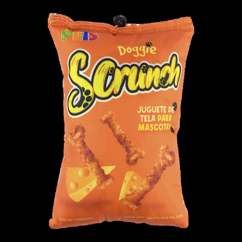 Fancy Pets Juguete de Tela Doggie Scrunch Queso... image number null