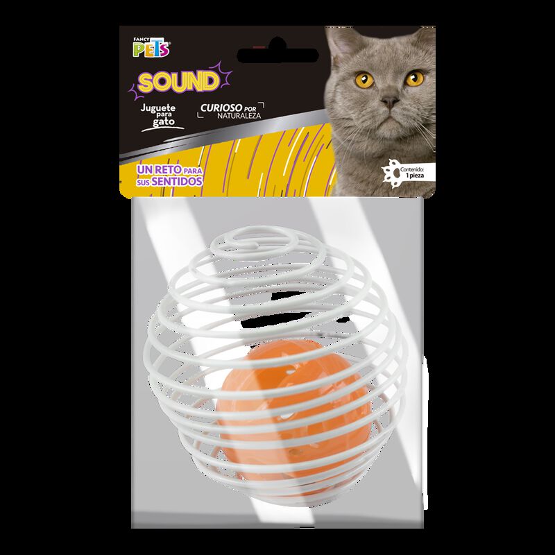 Fancy Pets Juguete Sound Pelota Enjaulada Para ... image number null