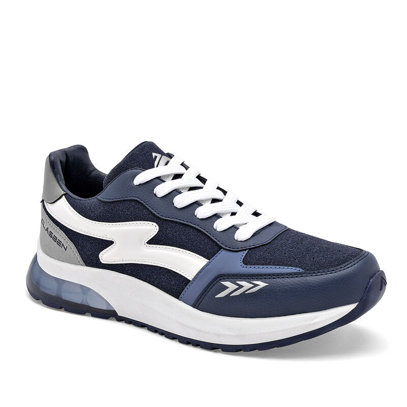 Clasben Tenis urbano para hombre marino blanco image number null