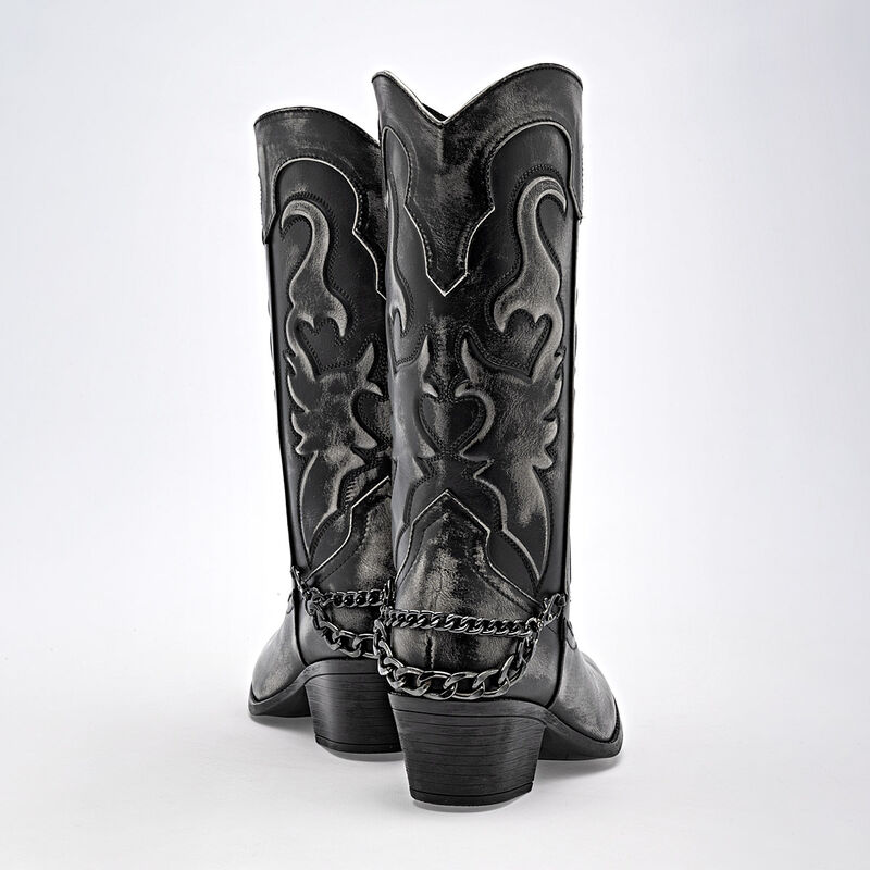Moramora Bota para mujer latte negro image number null