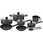 Bateria de Cocina T-Fal B479SD84 13 Piezas Gris/Negro ORT4