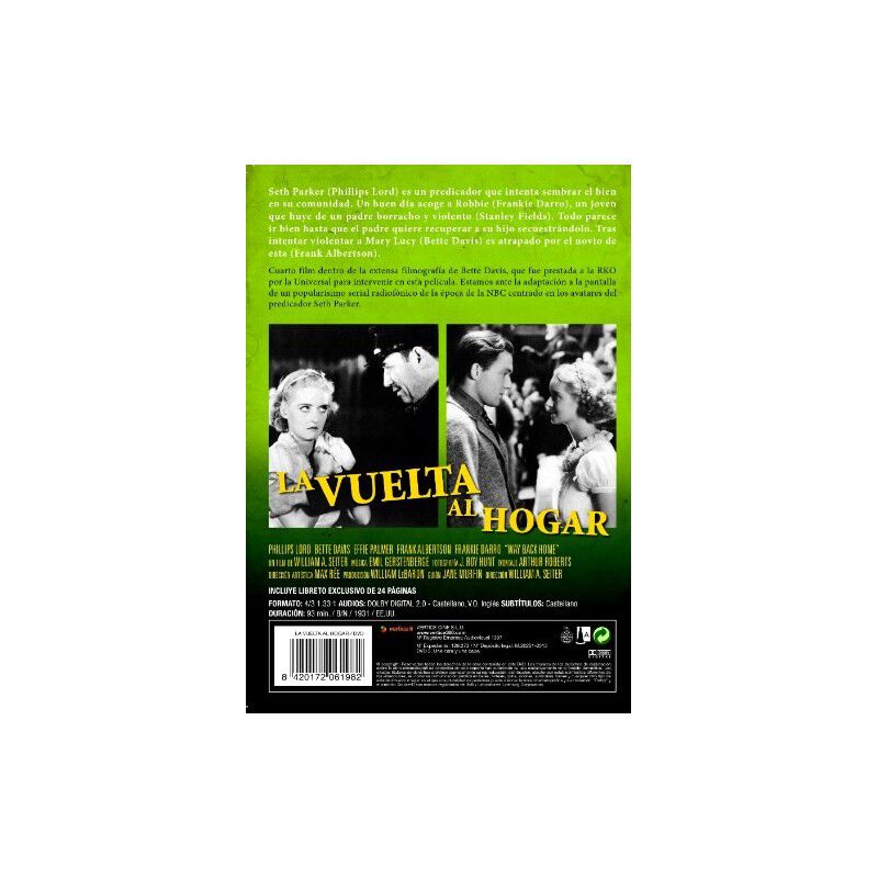 La Vuelta Al Hogar [dvd] (1931) Regreso A Casa ... image number null