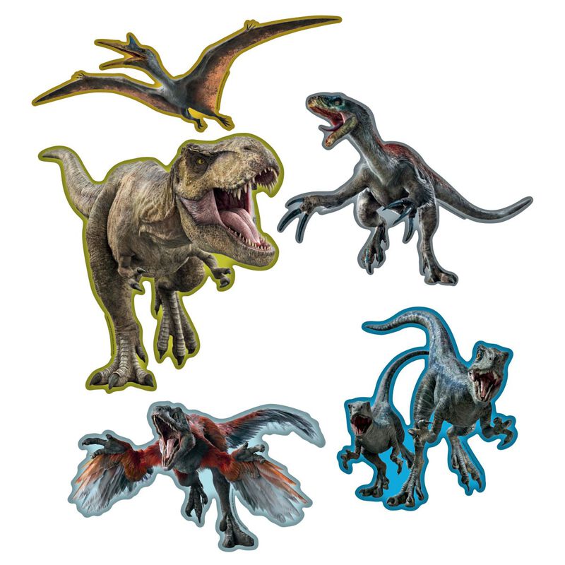 5 Rompecabezas con Forma Jurassic World Dominio... image number null