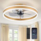 Ventilador De Techo Lediary Gold Remote De 19,7 Pulgadas, 110 V, 6 Velocidades