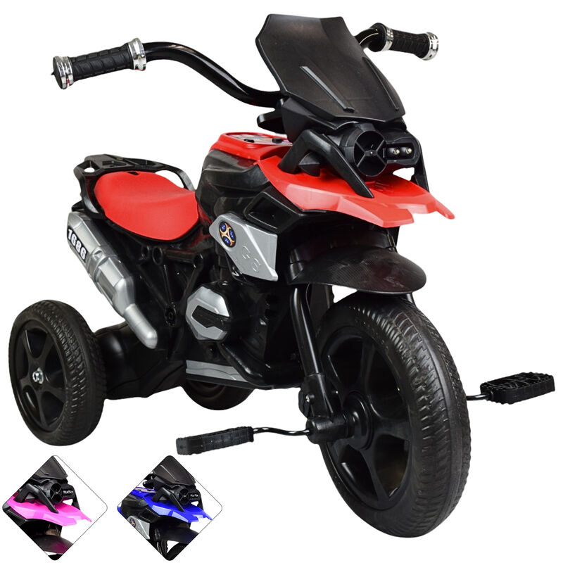 Triciclo para Ni&ntilde;os Dise&ntilde;o de Moto Luz y Sonido... image number null