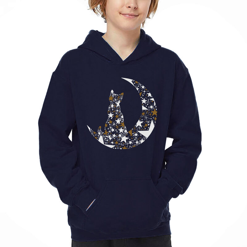Sudadera Con Capucha Word Art Para Ni&ntilde;o - Gato ... image number null