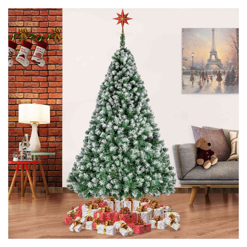 Árbol Navidad Verde Semi Nevado 1.6m Arbolito 6... image number null