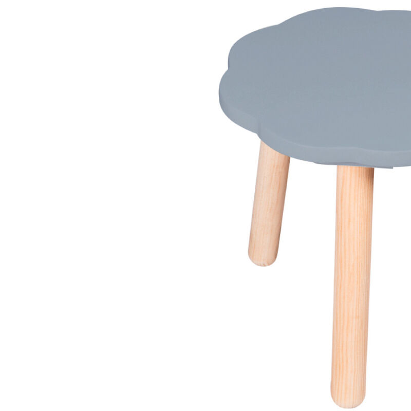 Banquito de Madera para Ni&ntilde;os- Nube- Azul image number null