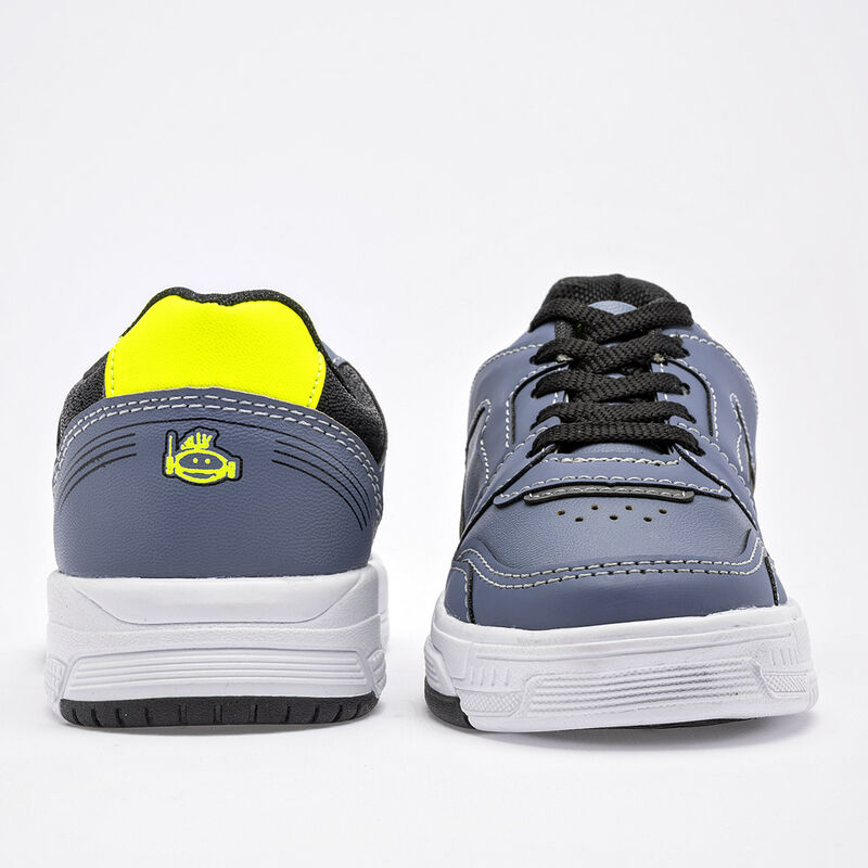 Lux-10 Tenis urbano para ni&ntilde;o. Azul negro amari... image number null