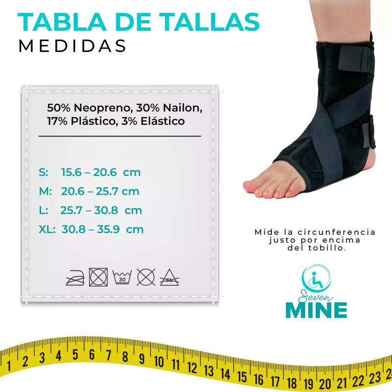 Tobillera Neopreno con Soporte  | Retiene el Ca... image number null