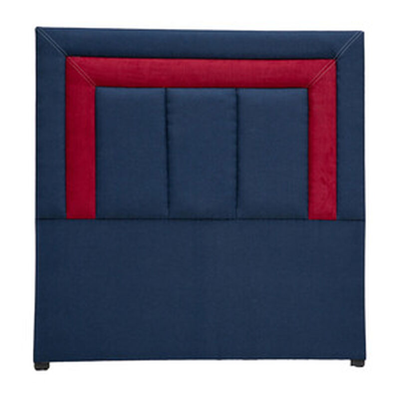 Cabecera Queen Size Dicasa Bora Azul-Rojo image number null