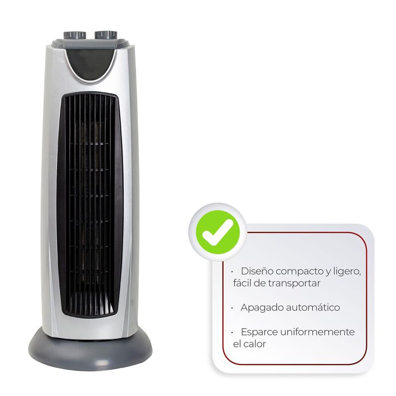 Calefactor De Ambiente De Torre, 2000 W image number null