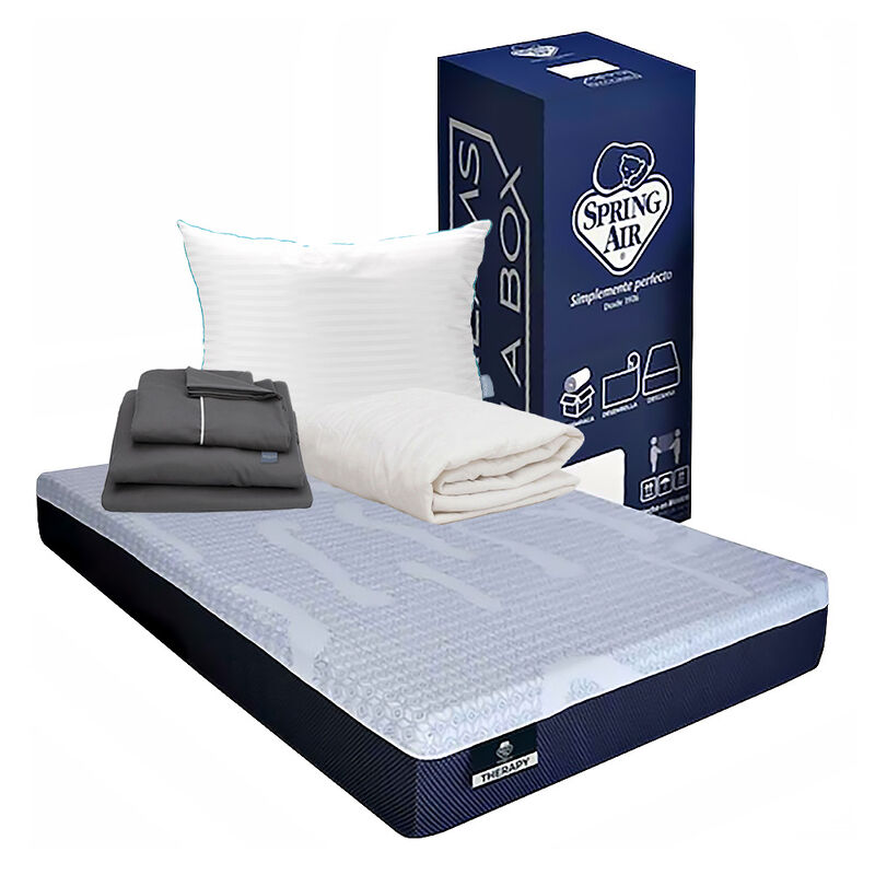 Colch&oacute;n King Size Therapy + Almohada Royal + Pr... image number null