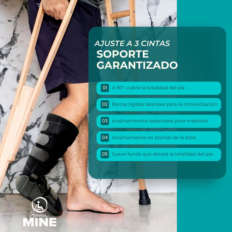 Bota Walker Alta (40cm) | No Neum&aacute;tica Bw-7702 ... image number null