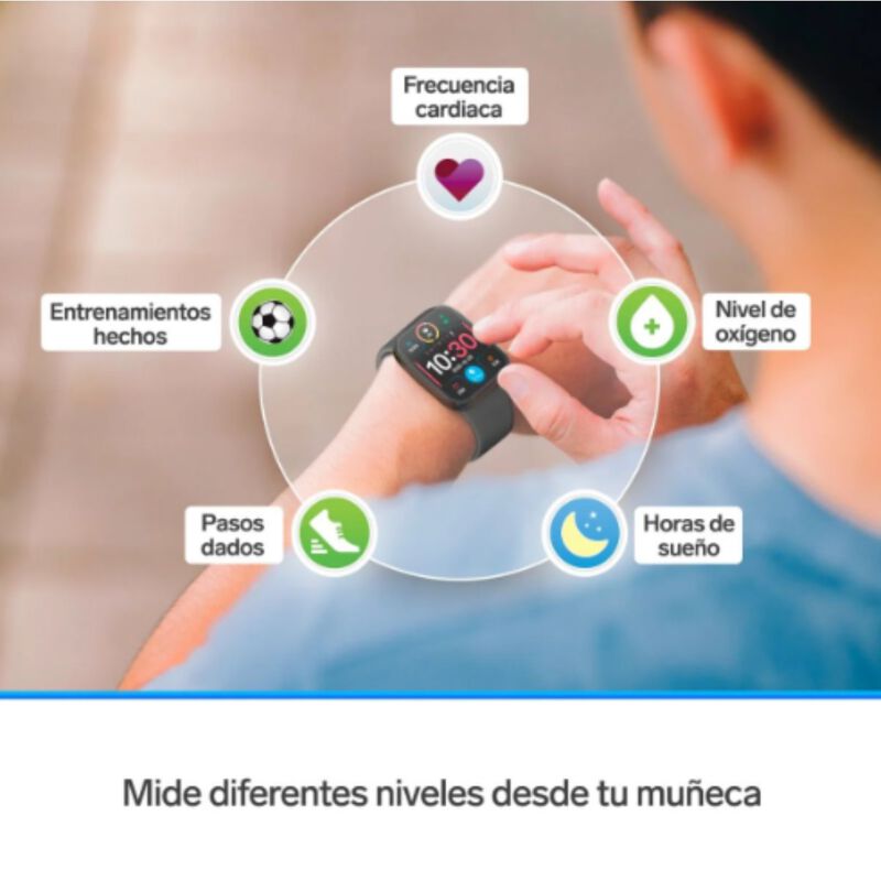 Smart Watch Bluetooth* Touch, 1.7&rdquo;, 24 mm image number null